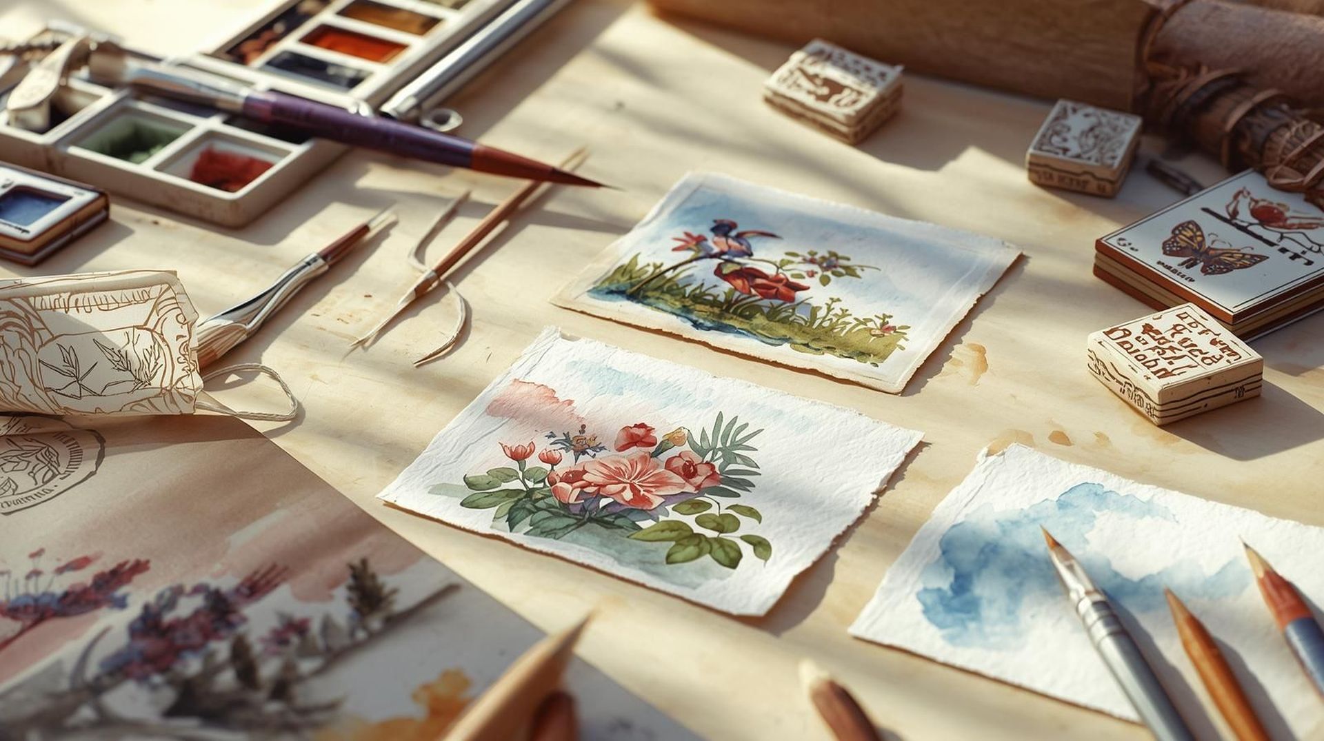 Magie auf Papier - Aquarell Workshop für Erwachsene*