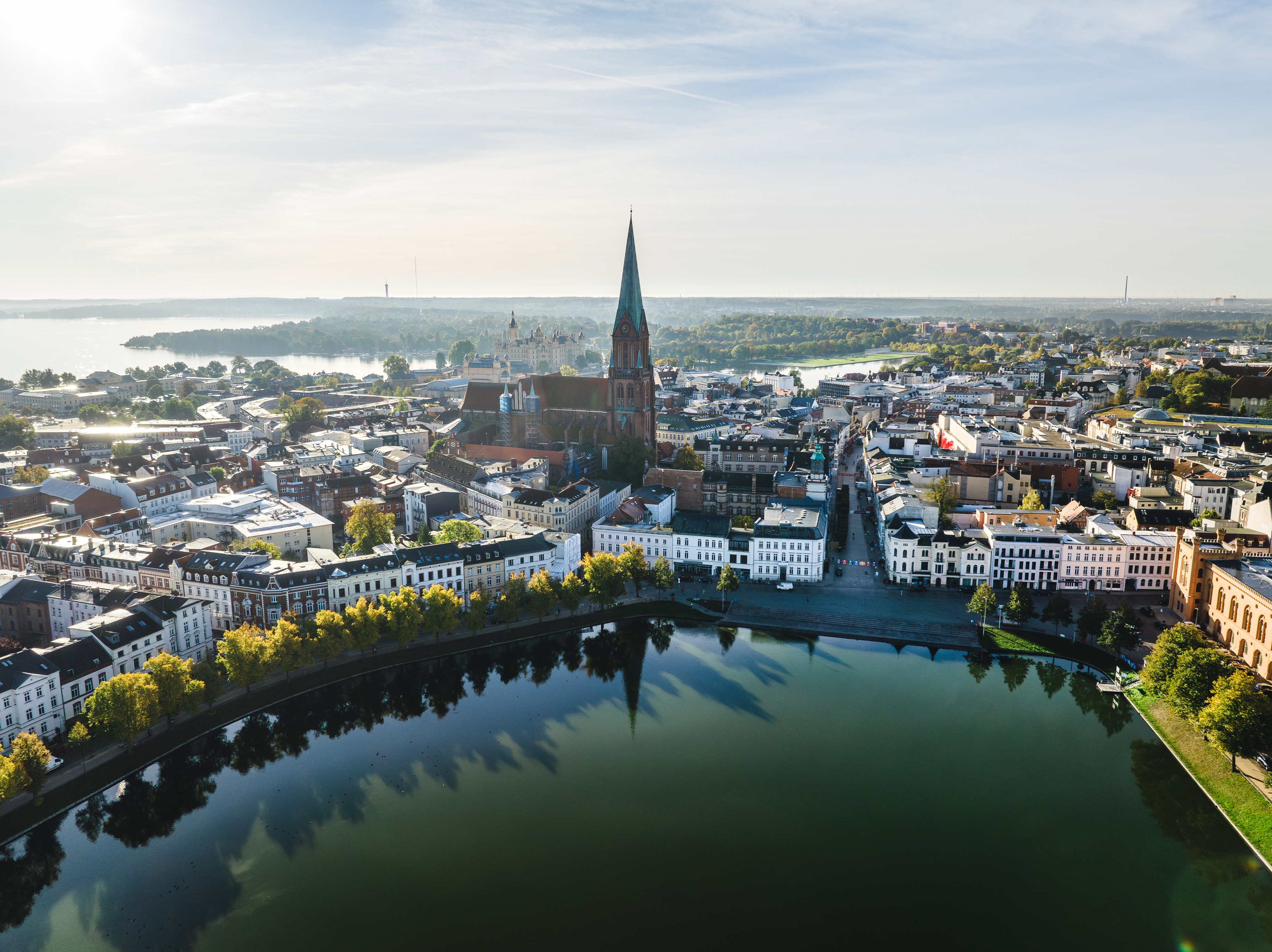Blick vom Pfaffenteich auf die Altstadt