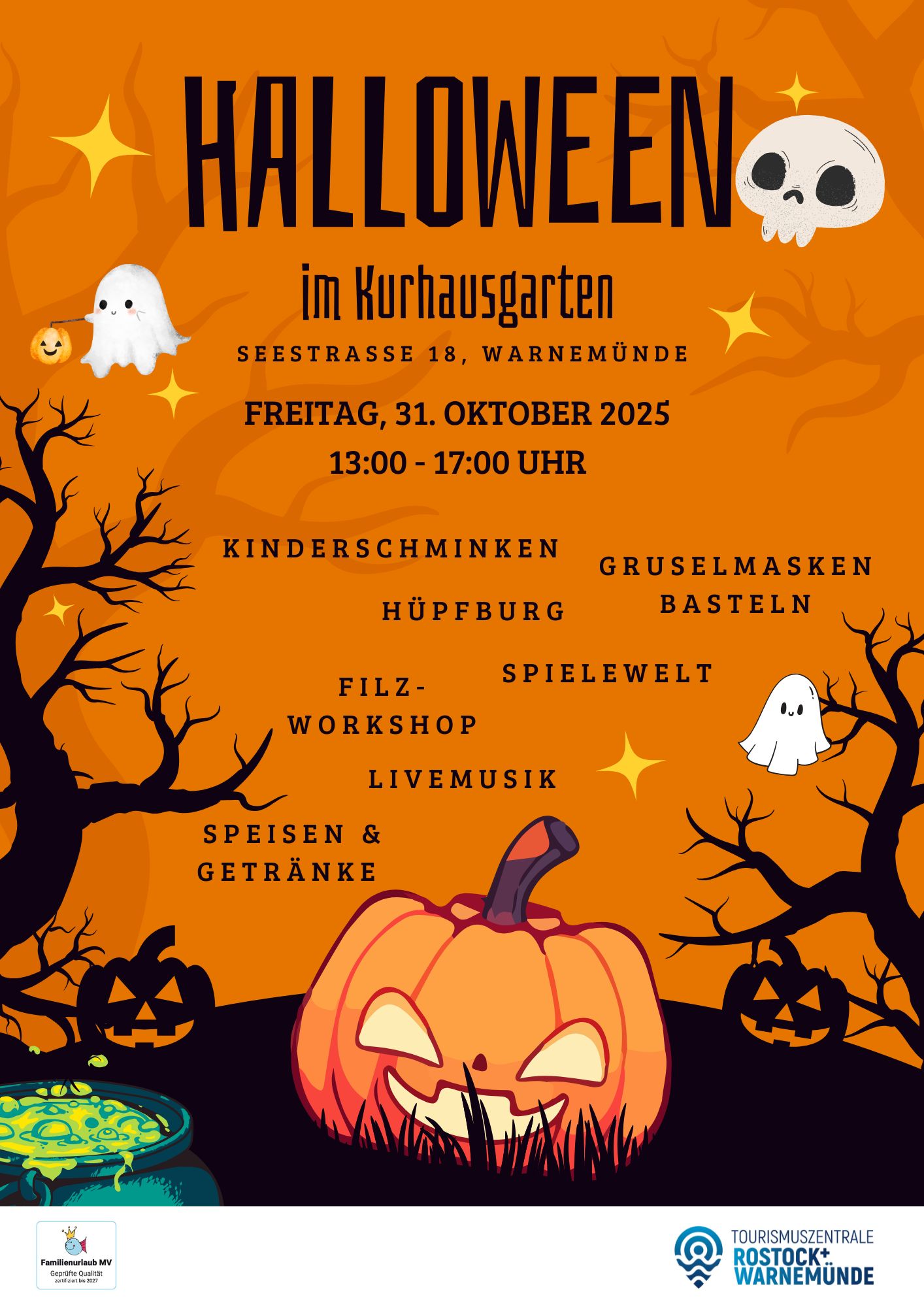 Halloween im Kurhausgarten