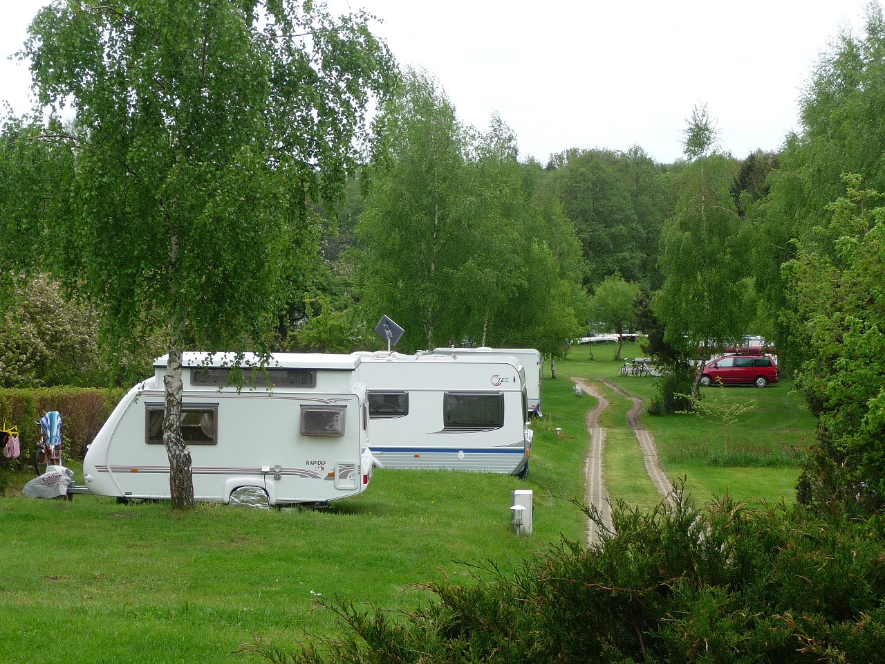 bambus campingtisch Aluminium Bambus Campingtisch "Mesa" fr 4 Personen hhenverstellbar R