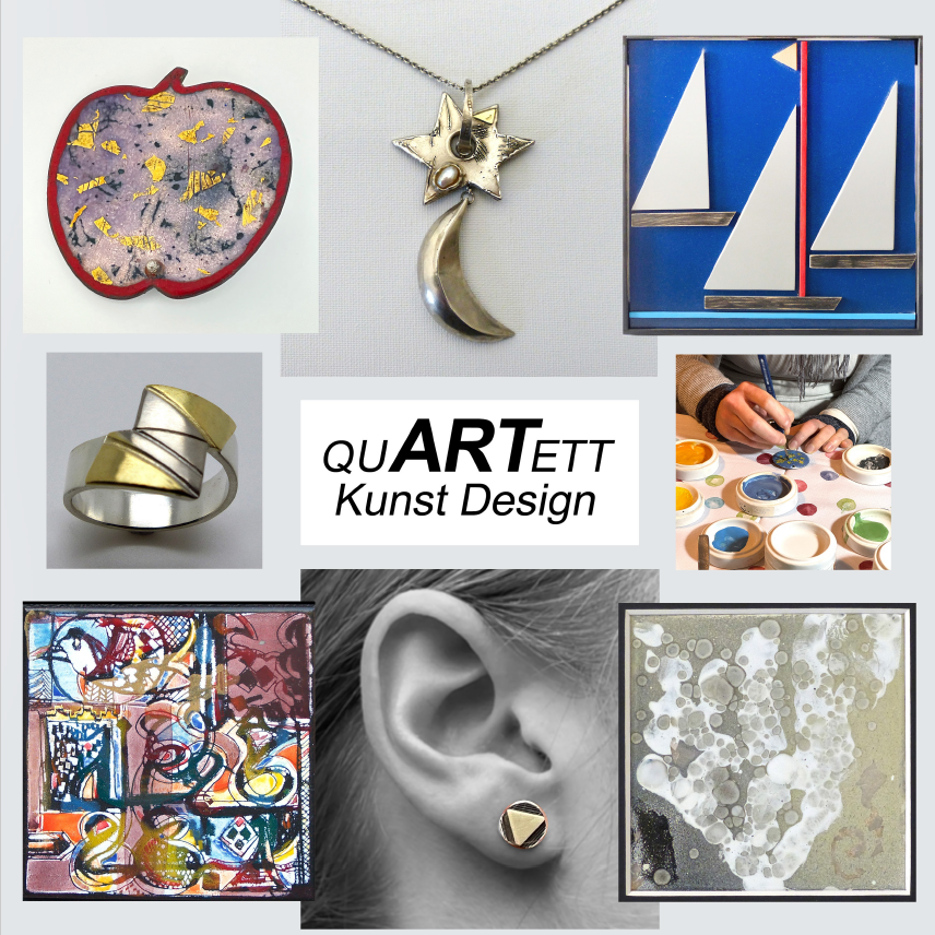 Quartett Kunst Design, Dienstag bis Samstag, 11 - 17 Uhr.