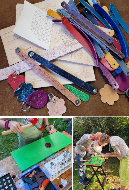 Kleiner Workshop: Punzier-Technik auf Leder