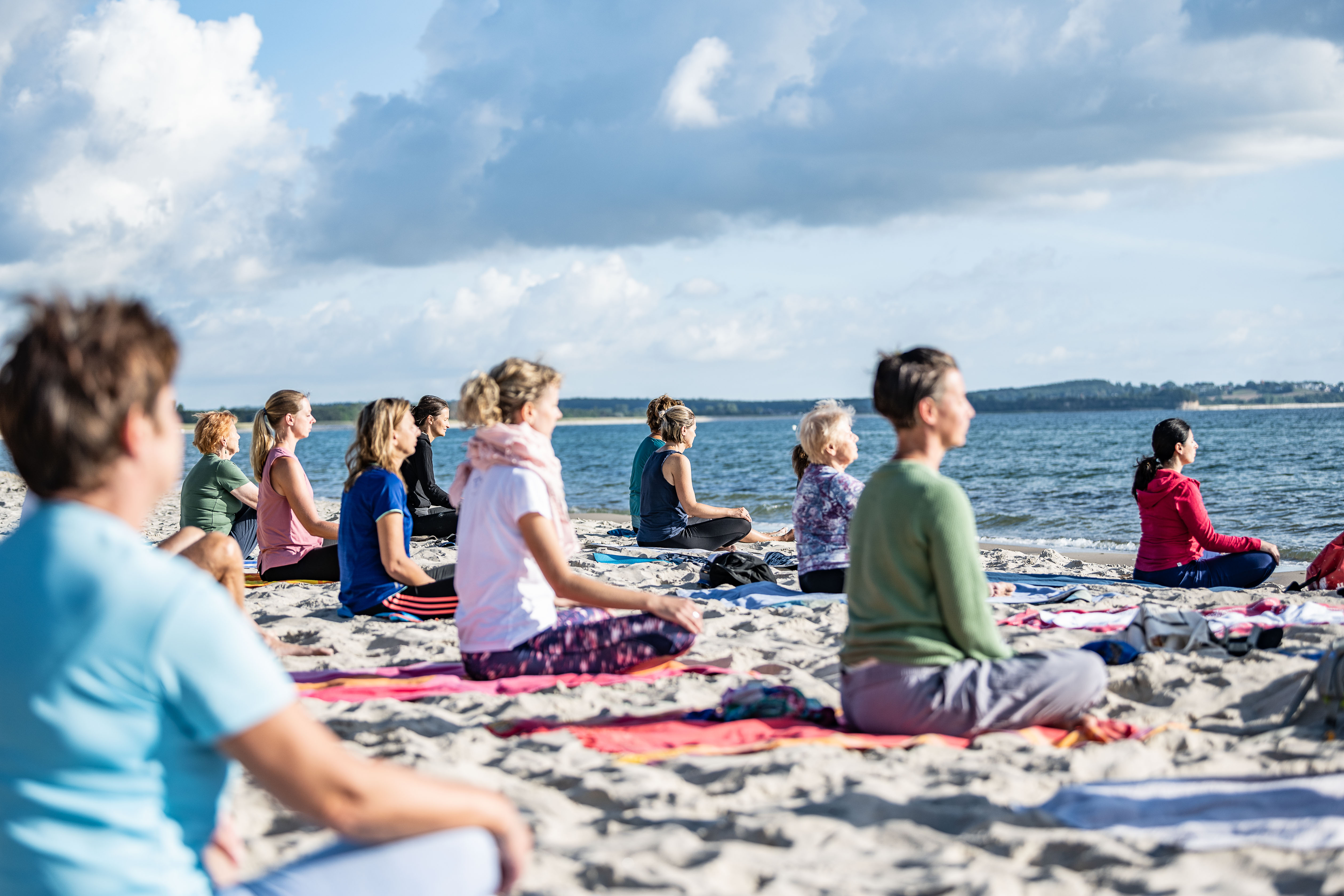 Meditation am Ostseestrand