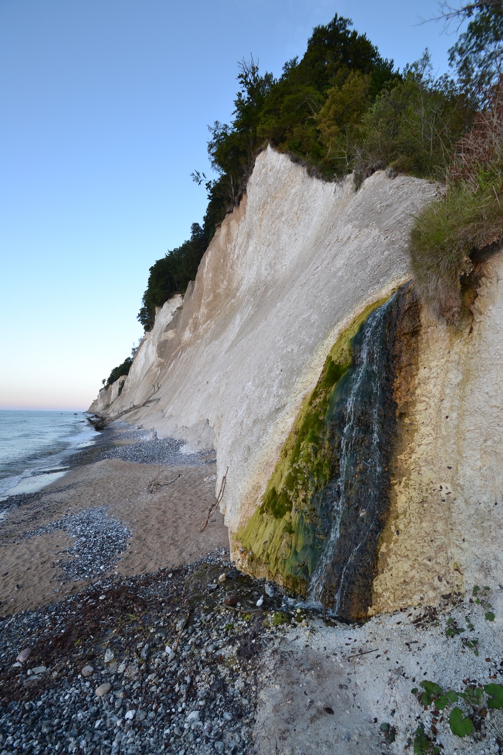 Waterfall on the shore of Kiel