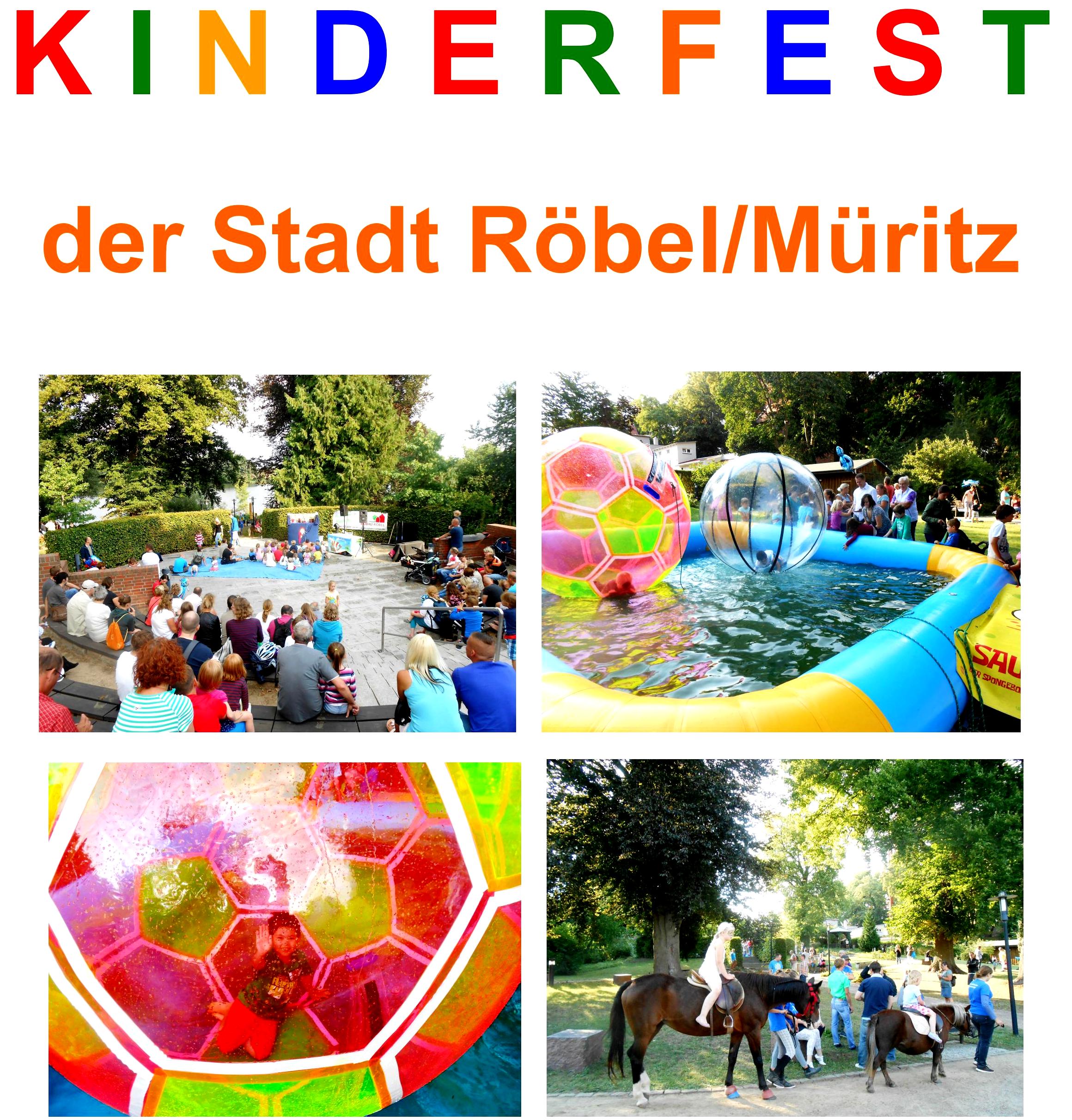 Kinderfest der Stadt Röbel/Müritz im Bürgergarten