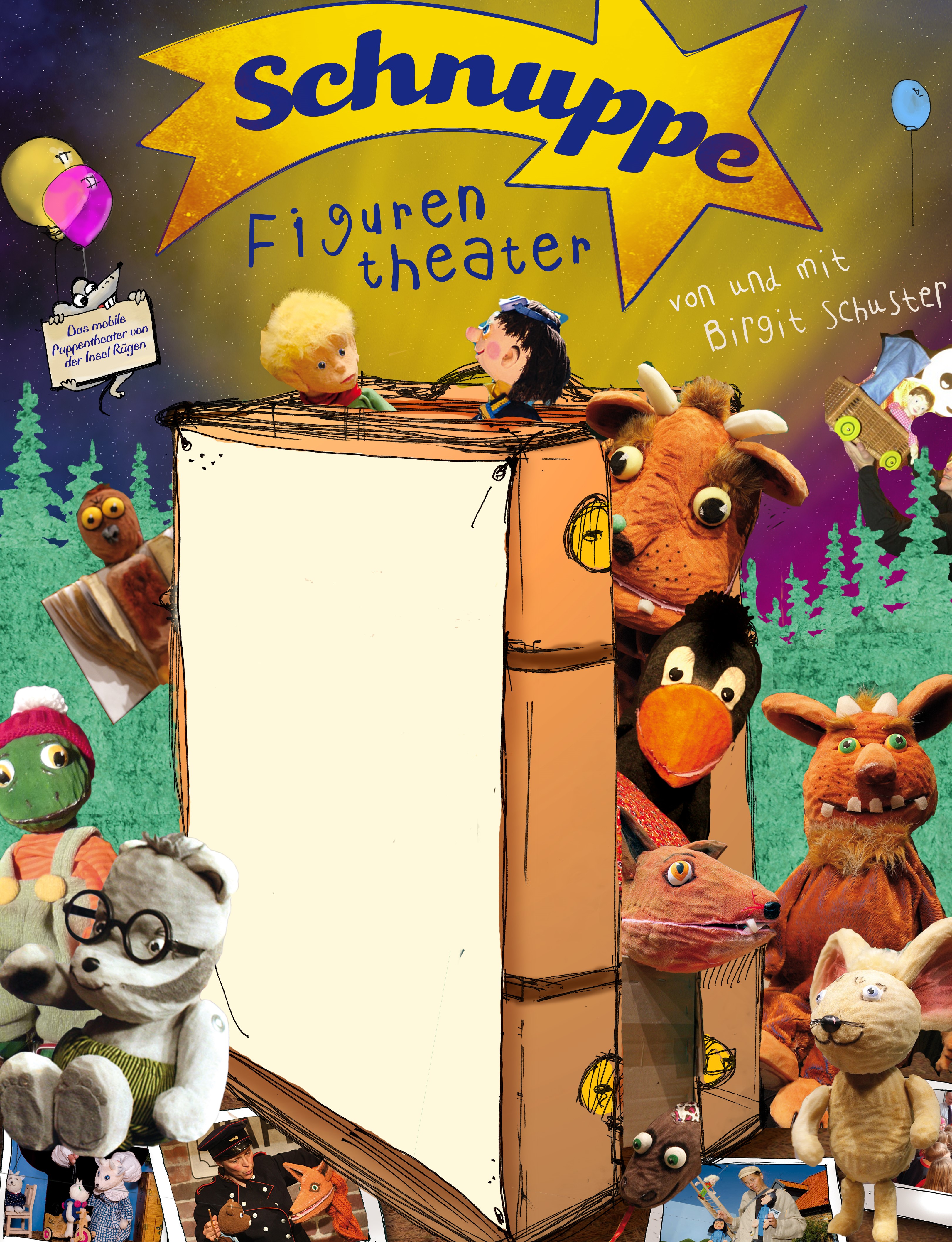Snuffle puppet theater